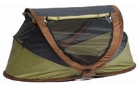 NScessity Large Pop Up UV Tent/Travel Cot Green