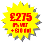 Cost �275 plus VAT plus post and packing