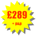 Total cost �289 + post and packing