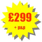 Total cost �299 + delivery �10 = �309 including VAT. You can add as many additional accessories as you like the maximum delivery cost is �10