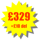 Total cost �329 + delivery �10 = �339 including VAT. You can add as many additional accessories as you like the maximum delivery cost is �10