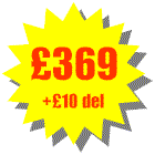 Total cost �369 + delivery �10 = �379 including VAT. You can add as many additional accessories as you like the maximum delivery cost is �10