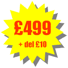 Total cost �499 + delivery �10 = �509 including VAT. You can add as many additional accessories as you like the maximum delivery cost is �10