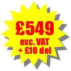 If you are able to provide a Declaration for Eligibility for the VAT Relief then the total cost is �549 + delivery �10 = �559. You can add as many additional accessories as you like the maximum delivery cost is �10