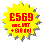 If you are able to provide a Declaration for Eligibility for the VAT Relief then the total cost is �569 + delivery �10 = �579. You can add as many additional accessories as you like the maximum delivery cost is �10
