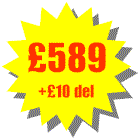 Total cost �589 + delivery �10 = �599 including VAT. You can add as many additional accessories as you like the maximum delivery cost is �10