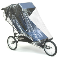 Baby Jogger Freedom with Rain Cover fitted - click for larger image
