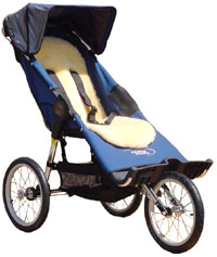 Baby Jogger Independence with Lambskin Comfort Liner, from 5 to 10 years - click for larger image