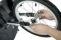Baby Jogger Independence Front Wheel - click for larger image