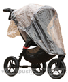 Baby Jogger City Elite Sand with Rain Cover fitted- click for larger image