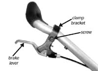 Mountain Buggy Handbrake operating lever - click for larger image