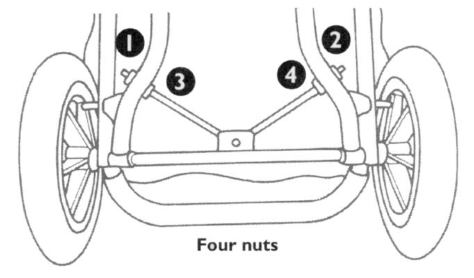 Terrain wheel alignment adjusting strust - click for larger image