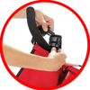 quick secure mounting of the Skip Hop Duo Deluxe bag onto your pushchair with the Shuttle Clips - click for larger image