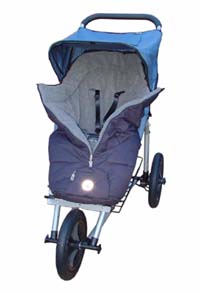 Navy Snuggle Bag on a Sapphire Mountain Buggy Terrain - click for larger image