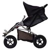 Easylife Double Sport 2005 Black pushchair side view - click for larger image