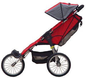 Baby Jogger (Advance Mobility) Independence upright, seat reclined - click for larger image