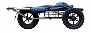 Mountain Buggy Terrain single folded wheels on