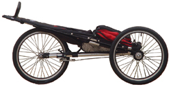 Baby Jogger Performance folde wheels on - click for larger image