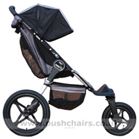 Baby Jogger Summit single seat upright (fixed wheel mode)- click for larger image