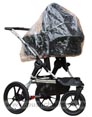 Baby Jogger City Summit with Carrycot + Rain Cover fitted - click for larger image