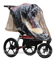 Baby Jogger City Summit with Lambskin Stroller Fleece & Rain Cover - click for larger image