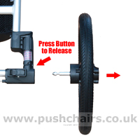 Baby Jogger Summit Rear Wheel - click for larger image
