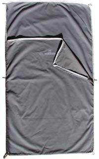 Nomad Travel Bed Sheet Dark Grey - click for larger image