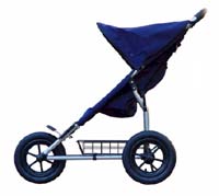 Mountain Buggy Terrain Navy Zip Hammock upright - click for larger image