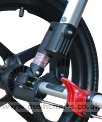 Baby Jogger Summit Rear Wheel Suspension (loaded) - click for larger image